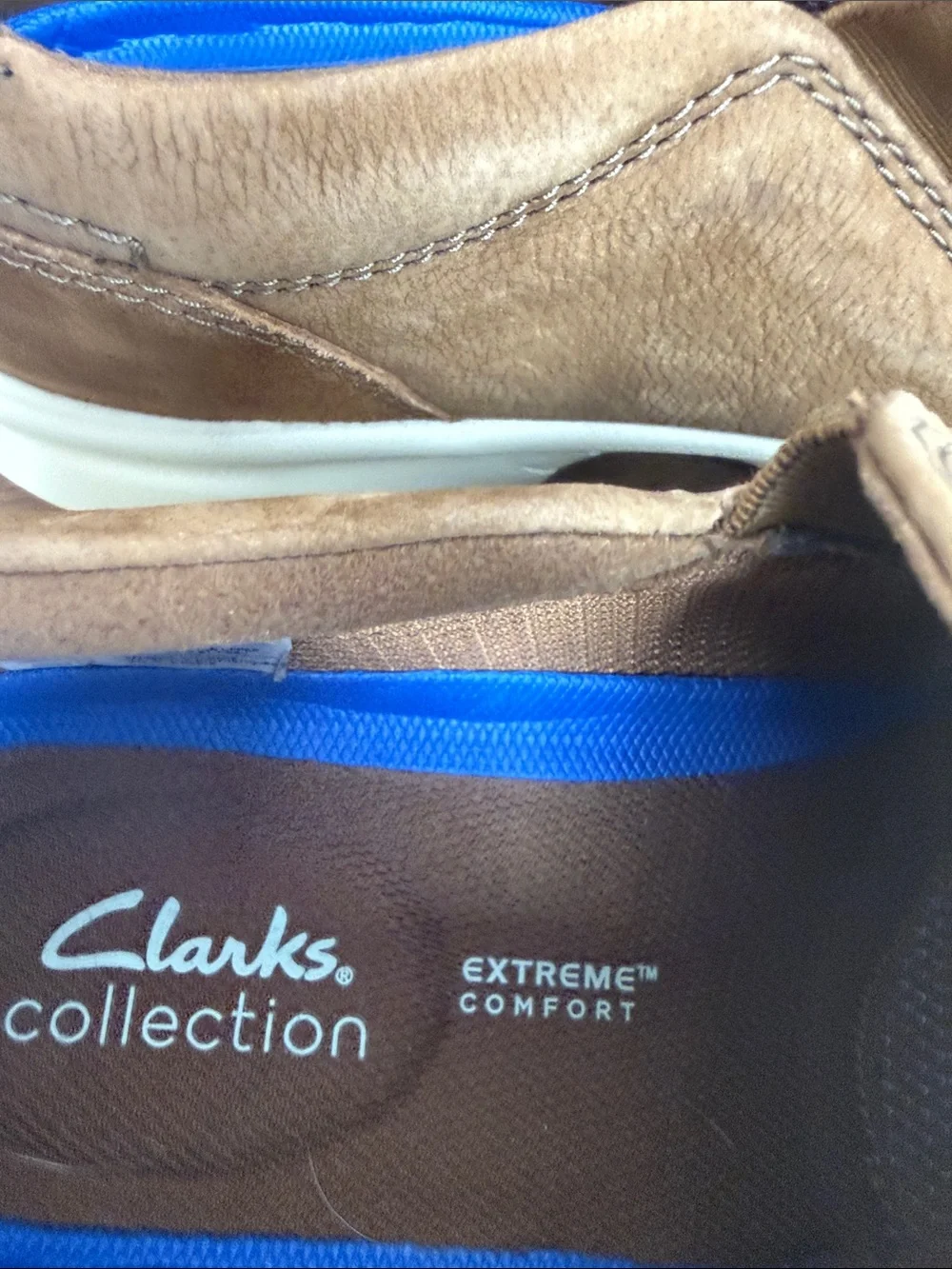 Clarks‎ Collection Bradley Ease Slip On Shoes Men’s 11M Nubuck Leather